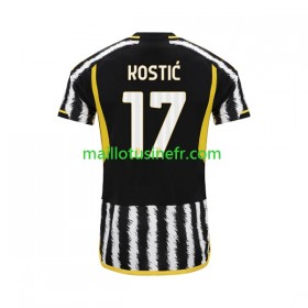 Maillot de Foot Juventus Filip Kostic 17 Domicile 2023-24